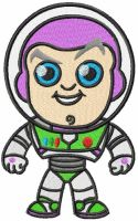 Buzz Chibi embroidery design