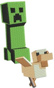 Creeper and duck