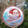 Santa claus embroidered christmas patch