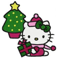 Hello Kitty Christmas 2 embroidery design