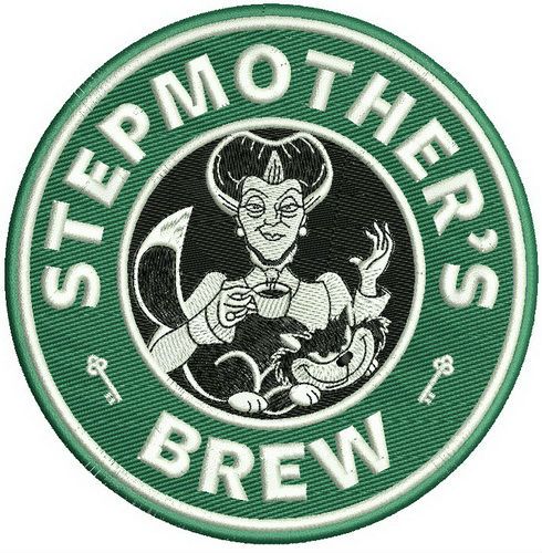 Stepmother's brew machine embroidery design