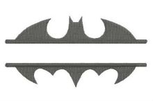 Batman logo monogram