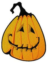 Happy pumpkin 2 embroidery design