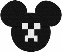 Mickey Creeper embroidery design