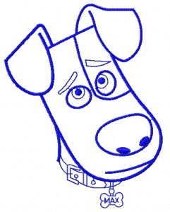 Sad Max 3 embroidery design