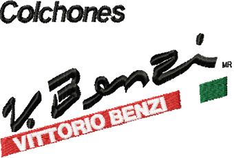 Vittorio Benzi Logo machine embroidery design