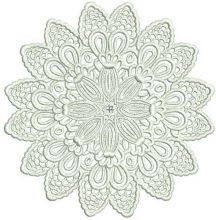 Lace doily 4 embroidery design