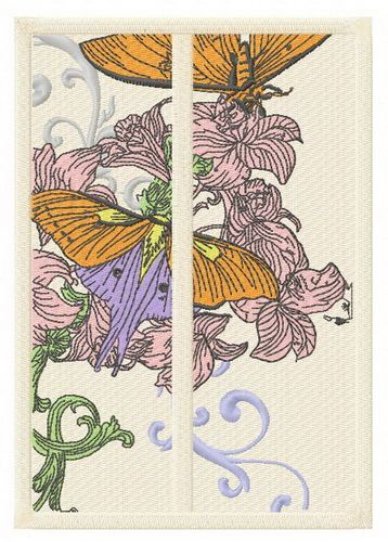 Butterfly's world 3 machine embroidery design