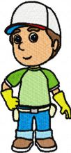 Handy Manny 1  embroidery design