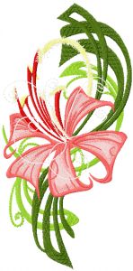 Flower Firework embroidery design