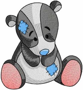 Marmot embroidery design