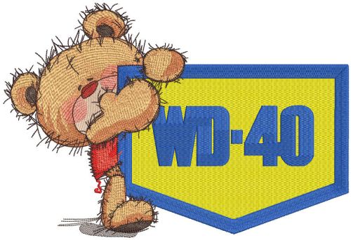 Teddy bear love W-40 embroidery design