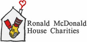 Ronald McDonald House Charities embroidery design