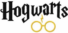 Hogwarts embroidery design