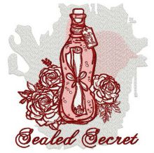 Sealed secret 2 embroidery design