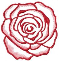Red rose embroidery design 19