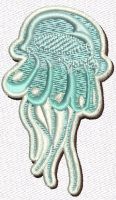 Jellyfish embroidery design