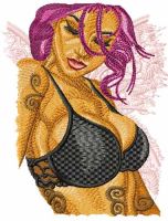 Wings of passion embroidery design