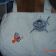 Finding Nemo designs on embroidered textile bag