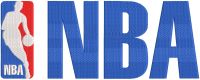 NBA big logo embroidery design