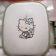 Hello Kitty summer day design in embroidery hoop