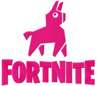 Llama embroidery design