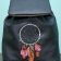 Embroidered women backpack with dreamcatcher design
