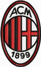 AC Milan embroidery design