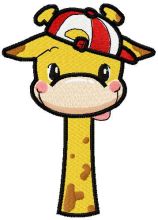 Funny giraffe boy