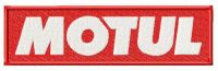 Motul logo embroidery design