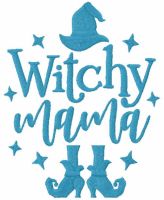 Witchy mama free embroidery design
