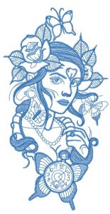 Time fairy 2 embroidery design