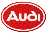 Audi logo 2 embroidery design