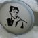 in hoop Audrey Hepburn embroidery design