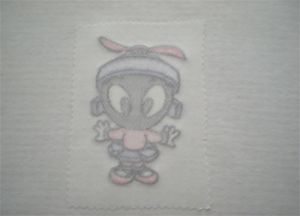 Back with looneytunes embroidery design