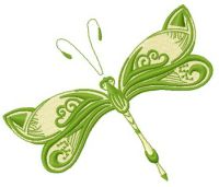 Dragonfly 5 embroidery design