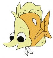 Little fish embroidery design