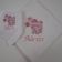 Heffalump embroidered on pillowcase and towel