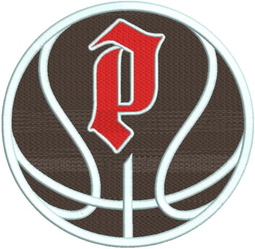 Portland Fire secondary logo embroidery design