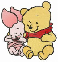 My little friends embroidery design