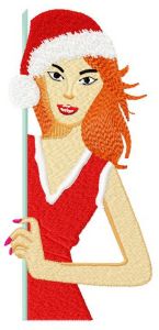 Santa's new look 2 embroidery design