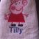 Peppa Pig 1 design on towel4