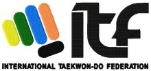 International Taekwon-do Federation logo 2 embroidery design