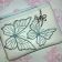 Small case with butterfly free embroidery design