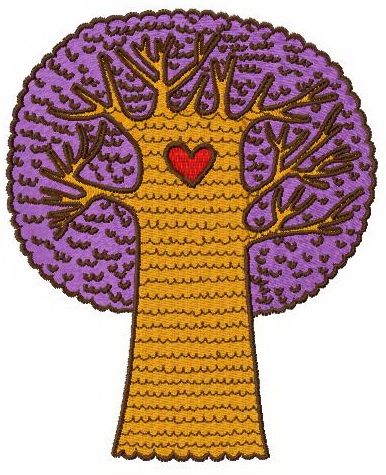 Magic tree 3 machine embroidery design