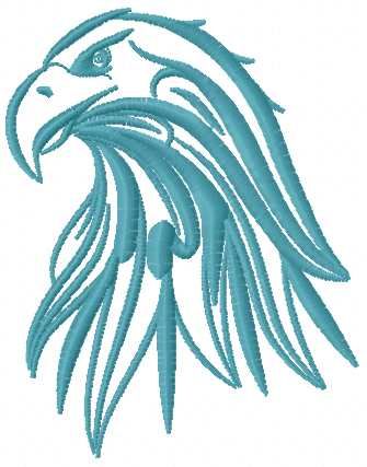 tribal eagle free embroidery design 9