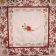 Rose garden blanket embroidered quilt
