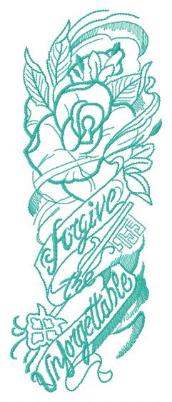Forgive the unforgettable 2 machine embroidery design