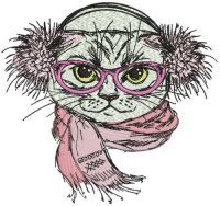 Ready for winter embroidery design