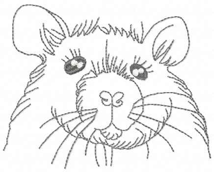 Mouse free embroidery design 4